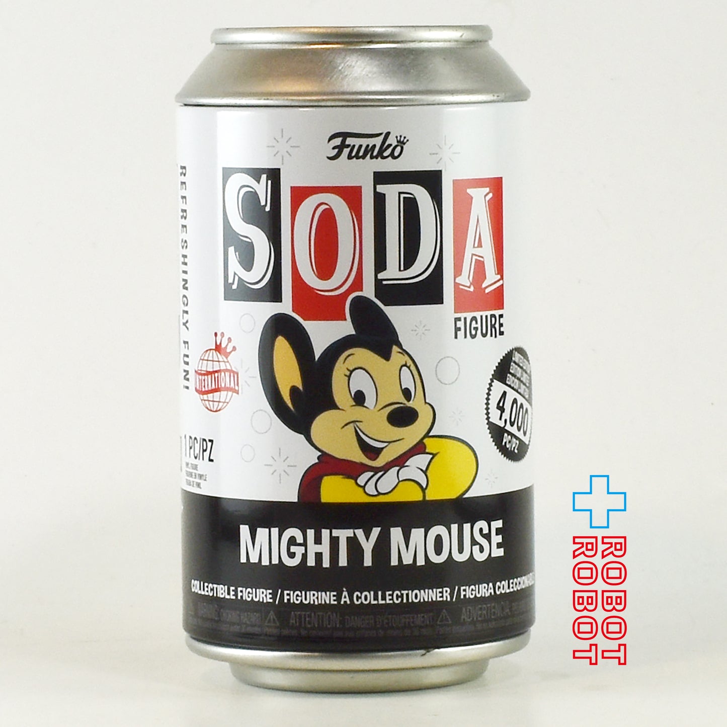 ファンコ SODA ソーダ缶 マイティ・マウス チェイス ver. ビニールフィギュア 缶入り