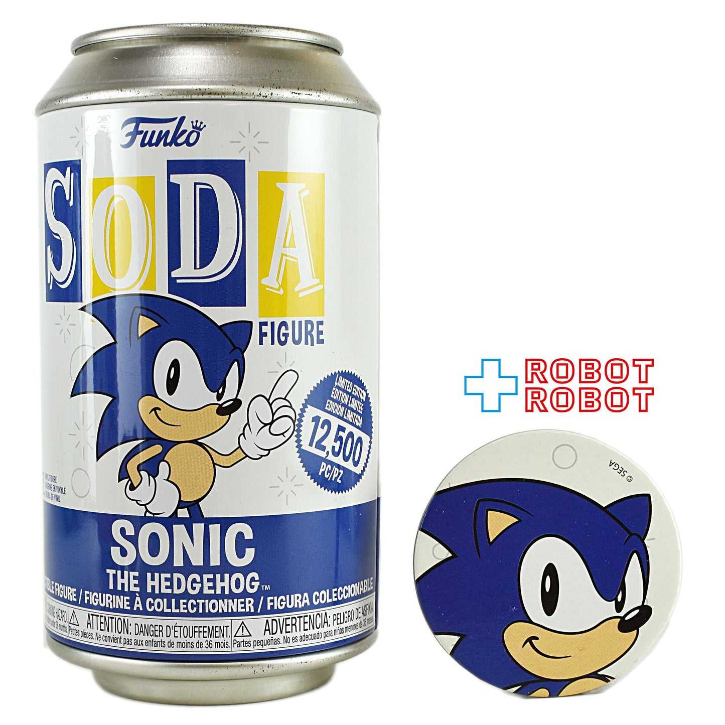 ファンコ SODA ソーダ缶 ソニック・ザ・ヘッジホッグ ビニールフィギュア