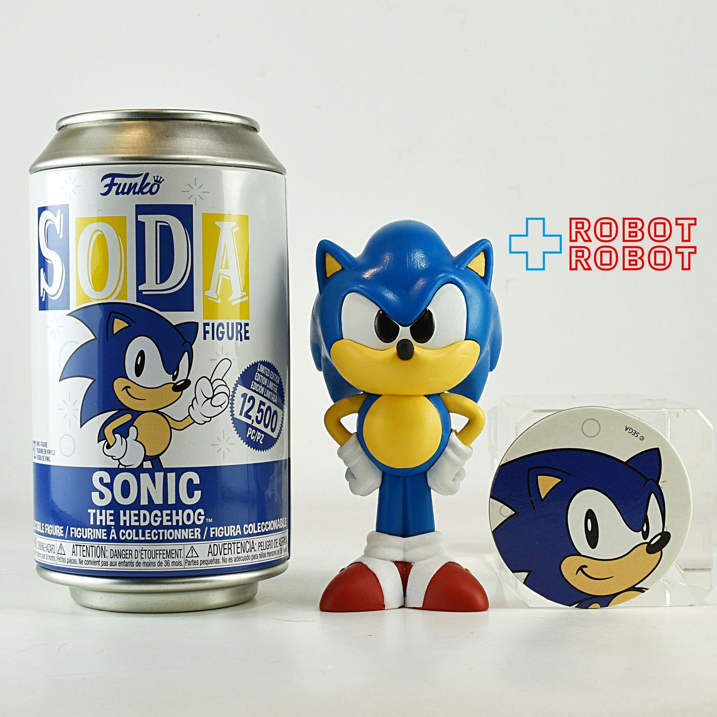 ファンコ SODA ソーダ缶 ソニック・ザ・ヘッジホッグ ビニールフィギュア