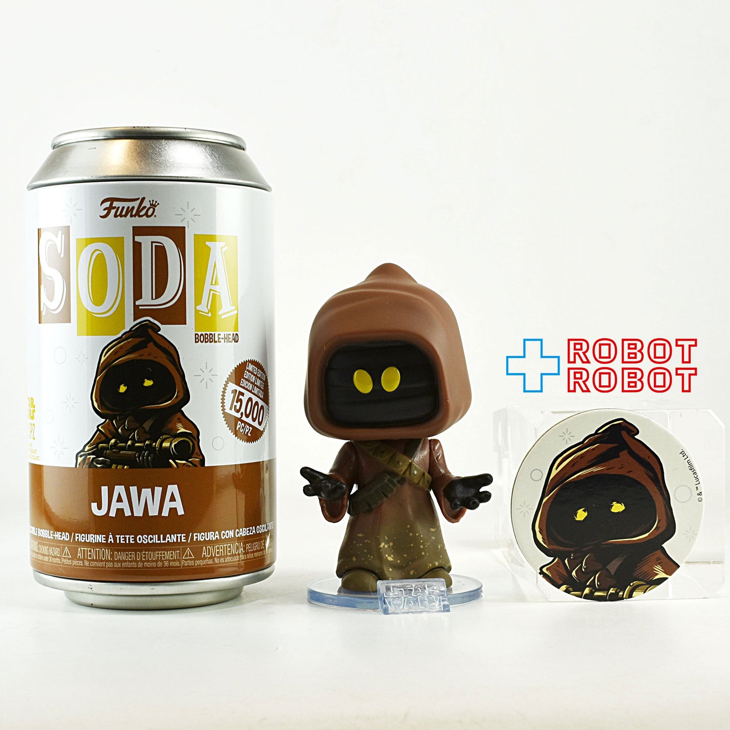 ファンコ SODA ソーダ缶 スター・ウォーズ ジャワ ボブルヘッド フィギュア 缶入り