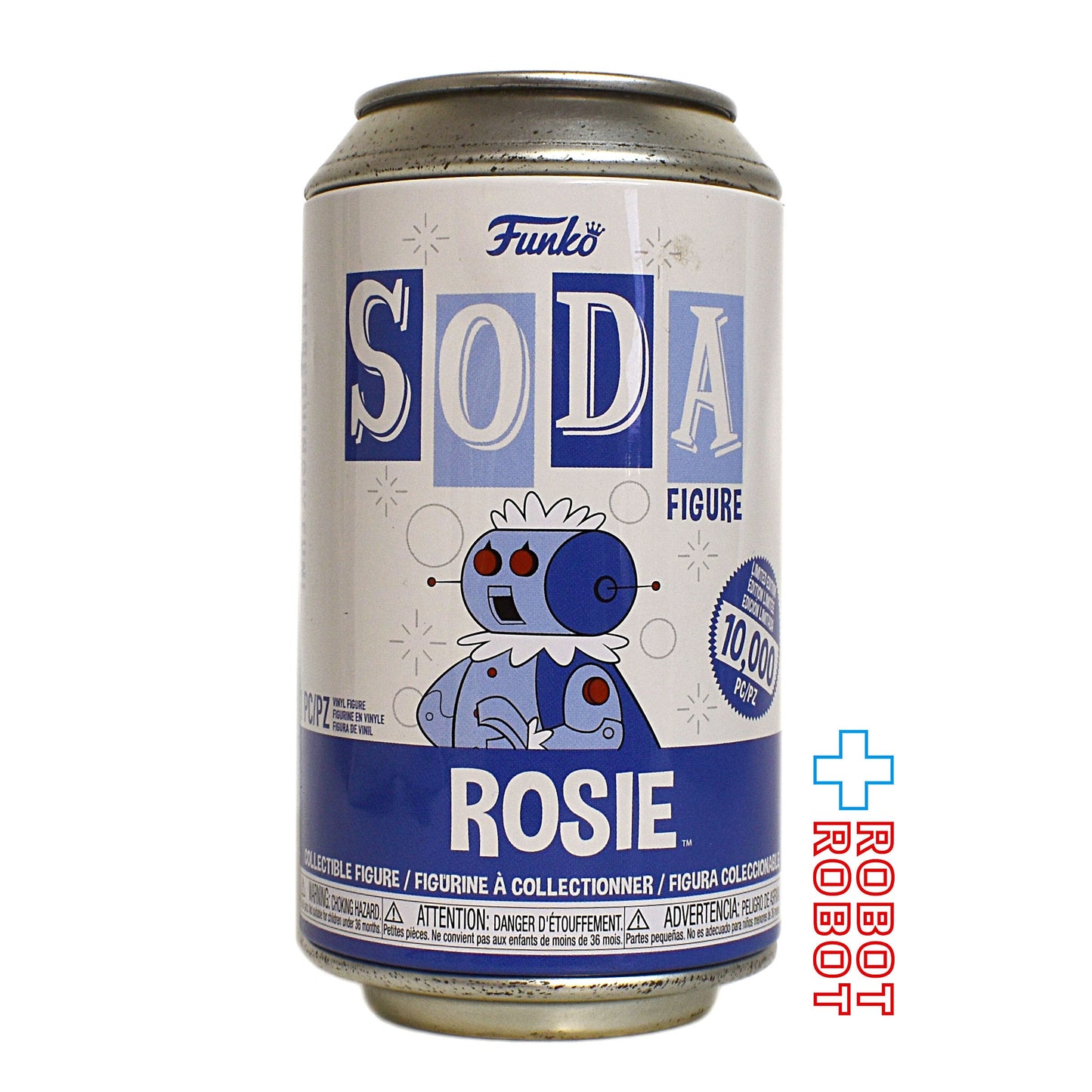 ファンコ SODA ソーダ缶 宇宙家族ジェットソン メイドロボットのロジー ビニールフィギュア 缶入り