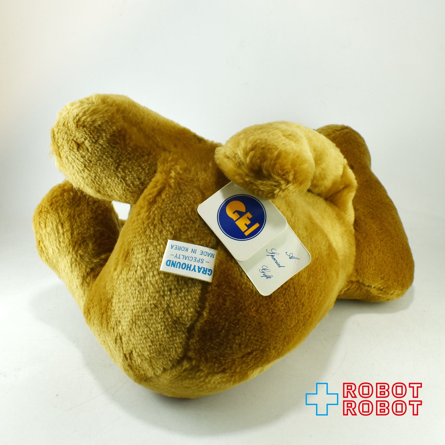 GEI グレイハウンド スペシャリティ E.T. 風？ ぬいぐるみ人形 メイドインコリア 紙タグ付き