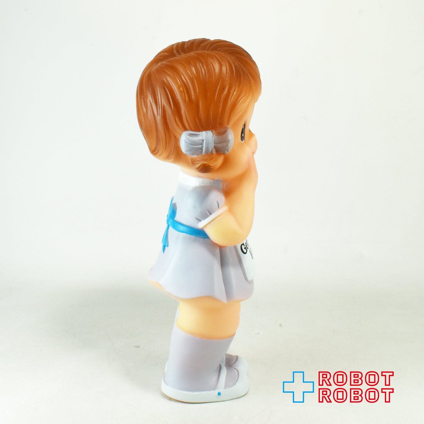 ガーバーキッドドール ガール 水色 ソフビフィギュア アドバタイジング ※ヤケあり