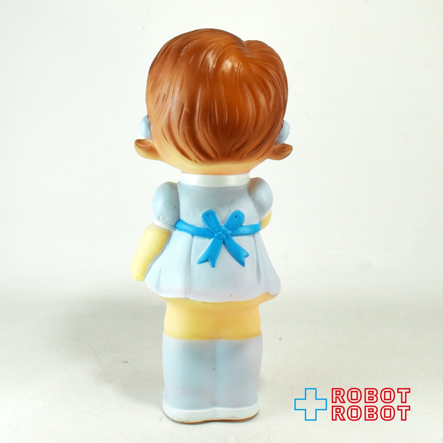ガーバーキッドドール ガール 水色 ソフビフィギュア アドバタイジング ※ヤケあり