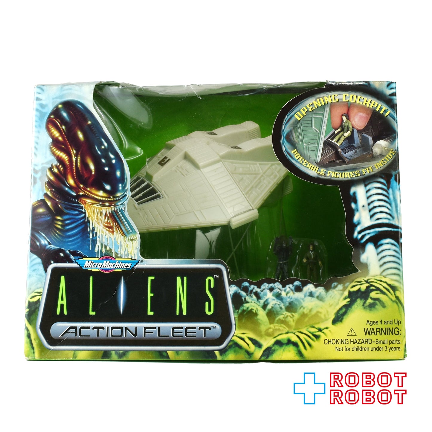ガルーブ社 エイリアン2 マイクロマシンズ アクションフリート ナルキッソス ビークル w/ リプリー & エイリアン フィギュア 未開封