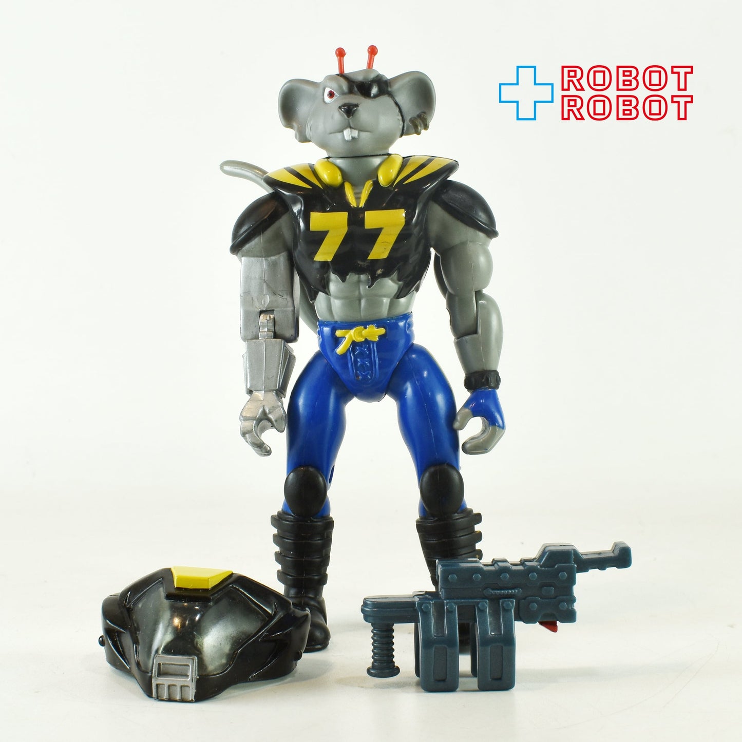 バイカーマウス フロムマース タッチダウン モド アクションフィギュア ガルーブ社 1993 ●ヘルメット&ブラスター付属