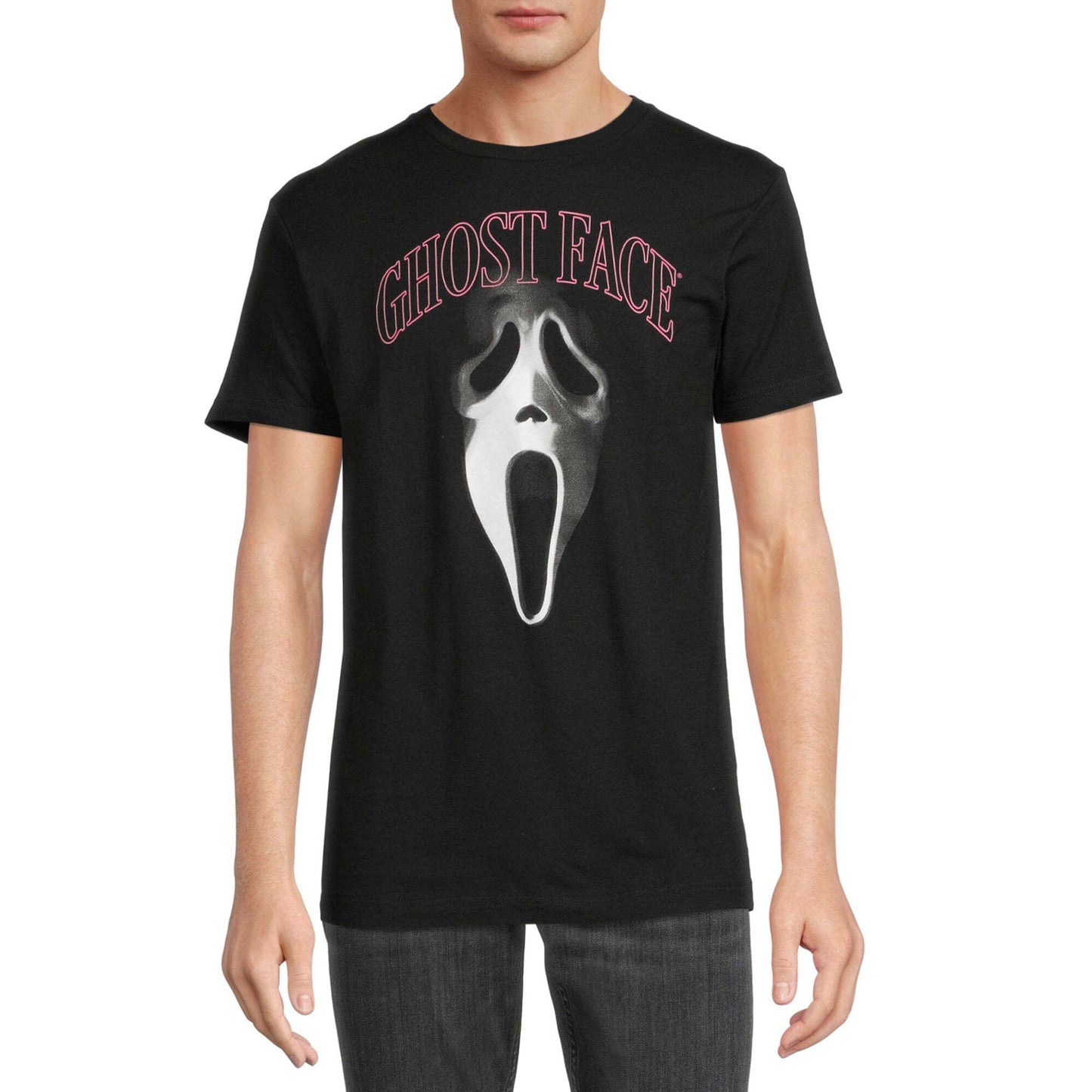 Tシャツ ゴーストフェイス ピンクネーム