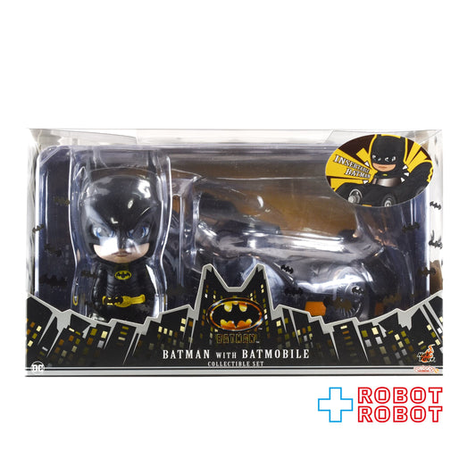 ホットトイズ コスベイビー DC バットマン&バットモービル 1989 フィギュア 未開封
