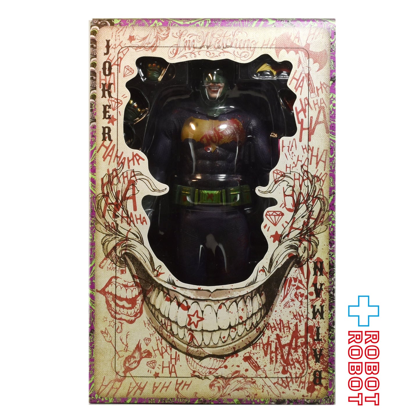 ホットトイズ ムービー・マスターピース スーサイド・スクワッド ジョーカー (バット・コスプレ版) 限定 1/6スケール アクションフィギュア 開封