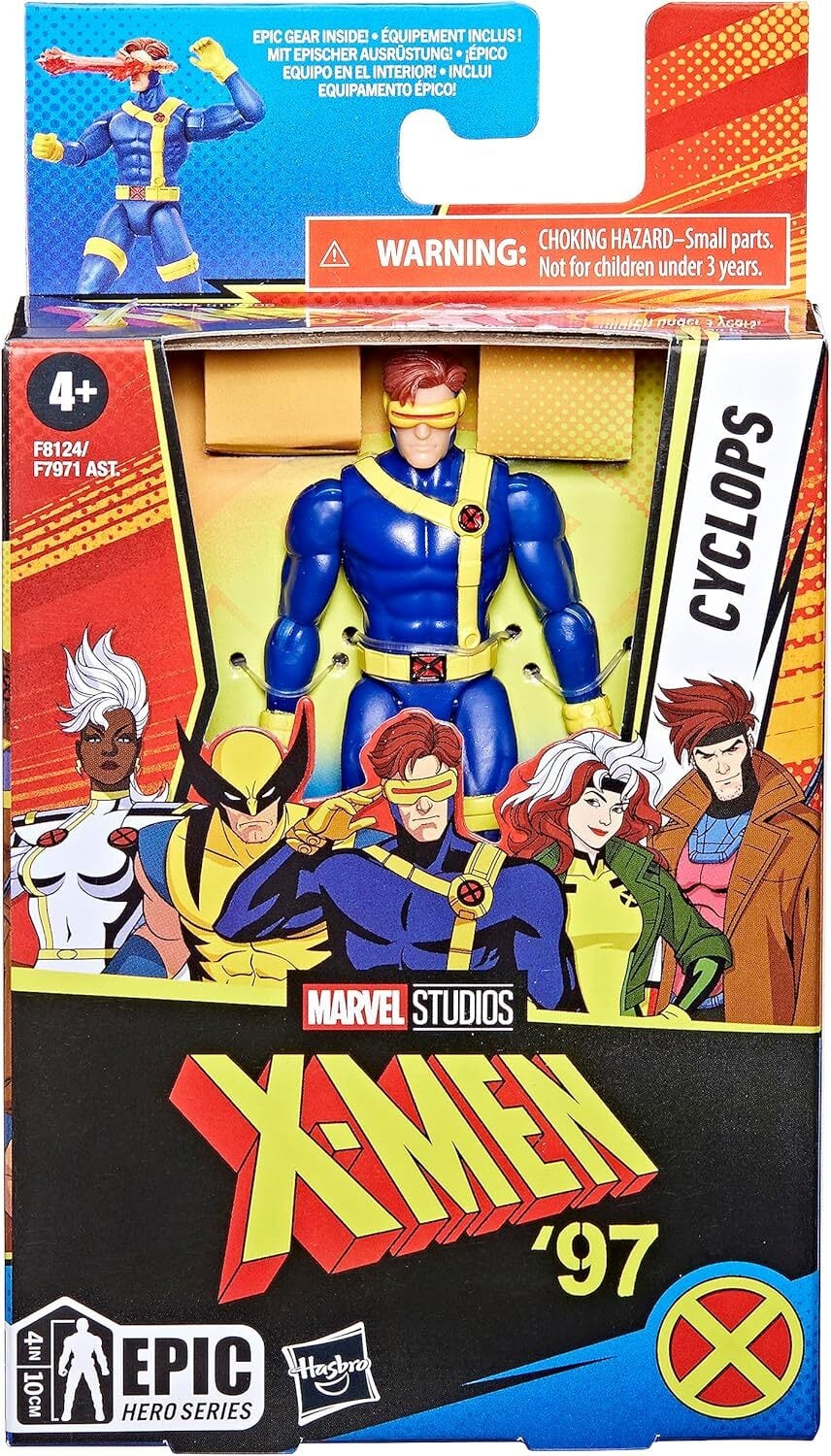 ハズブロ エピックヒーローシリーズ X-MEN '97 サイクロプス 4インチ アクションフィギュア