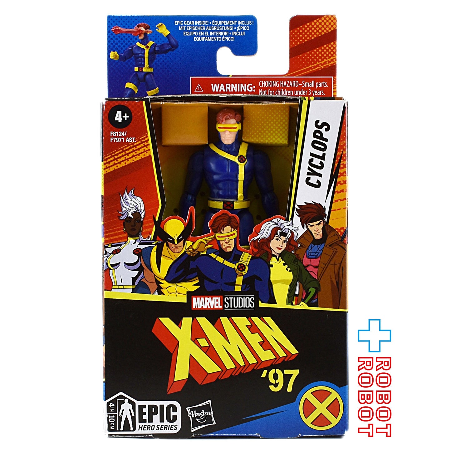 ハズブロ エピックヒーローシリーズ X-MEN '97 サイクロプス 4インチ アクションフィギュア