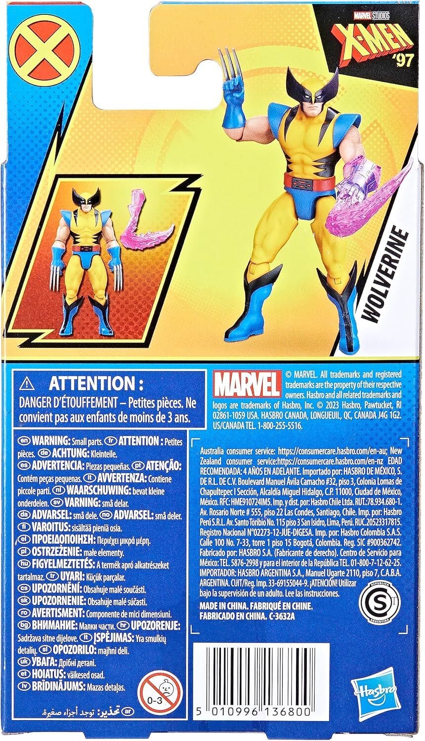 ハズブロ エピックヒーローシリーズ X-MEN '97 ウルヴァリン 4インチ アクションフィギュア