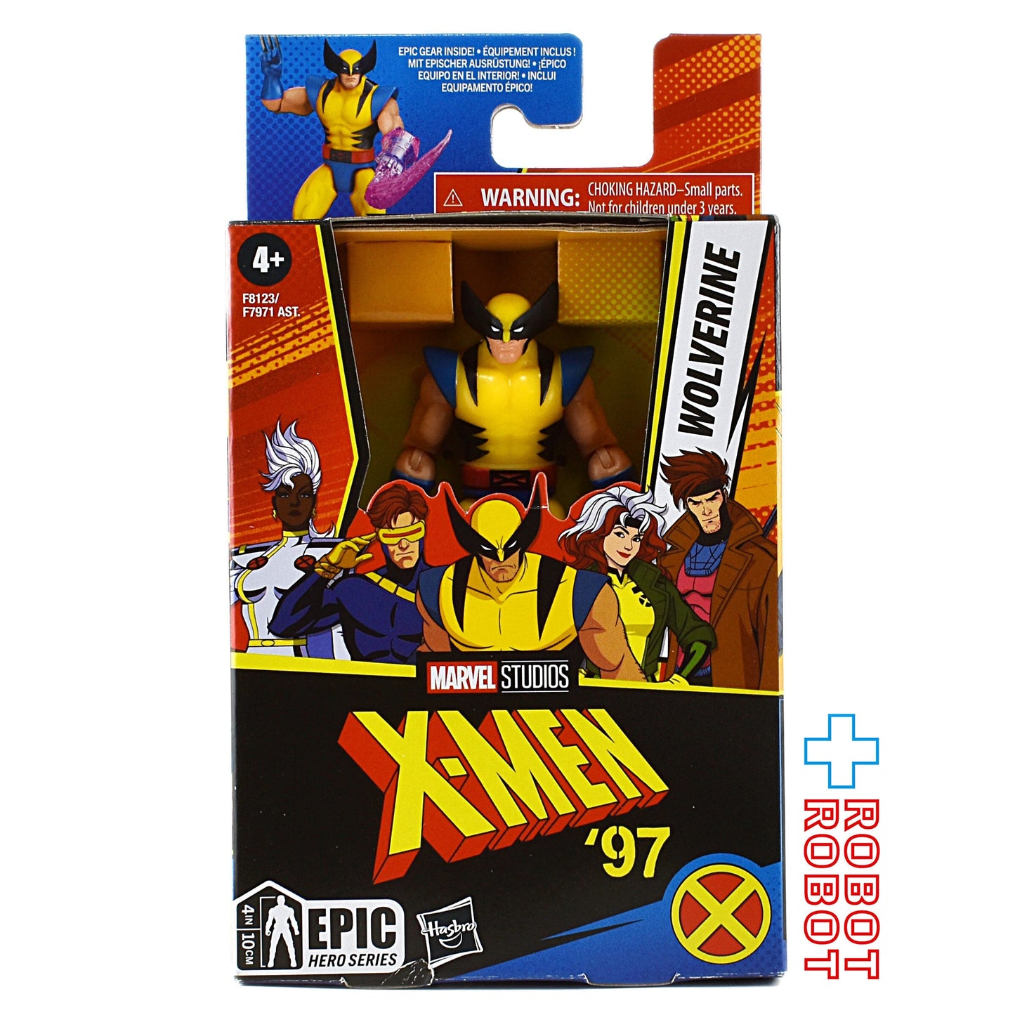 ハズブロ エピックヒーローシリーズ X-MEN '97 ウルヴァリン 4インチ アクションフィギュア