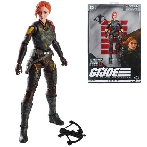 ハズブロ G.I.ジョー 漆黒のスネークアイズ クラシファイドシリーズ スカーレット 6インチ アクションフィギュア