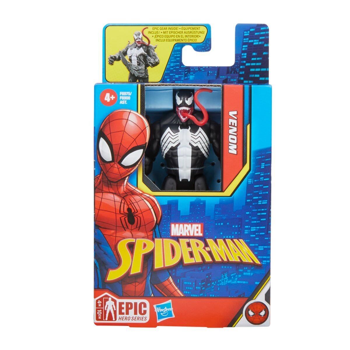 ハズブロ スパイダーマン エピックヒーローシリーズ ヴェノム 4インチ アクションフィギュア 未開封