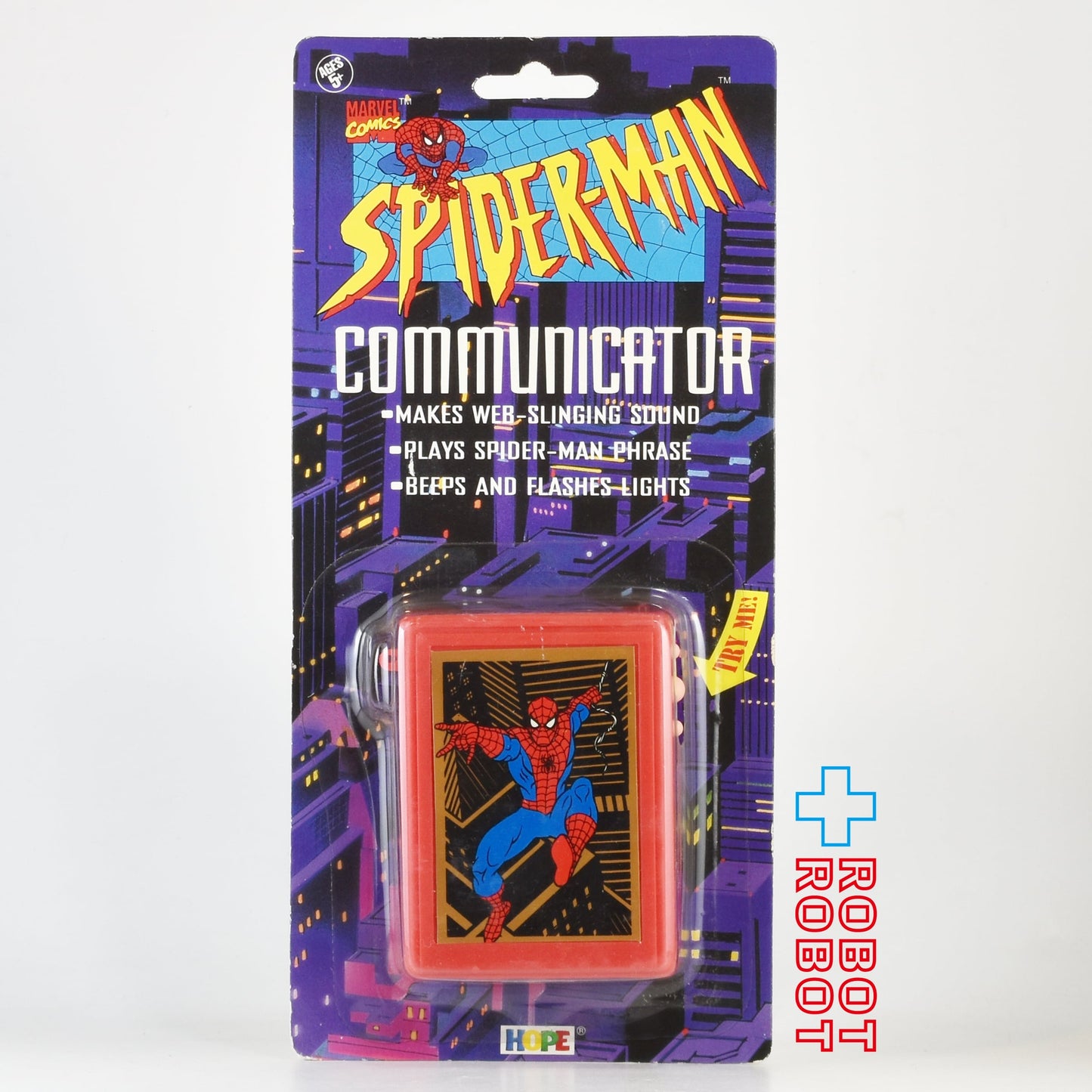 Marvel Communicator マーベル スパイダーマン コミュニケーター サウンド&フラッシュライト 未開封 1995 – ROBOTROBOT