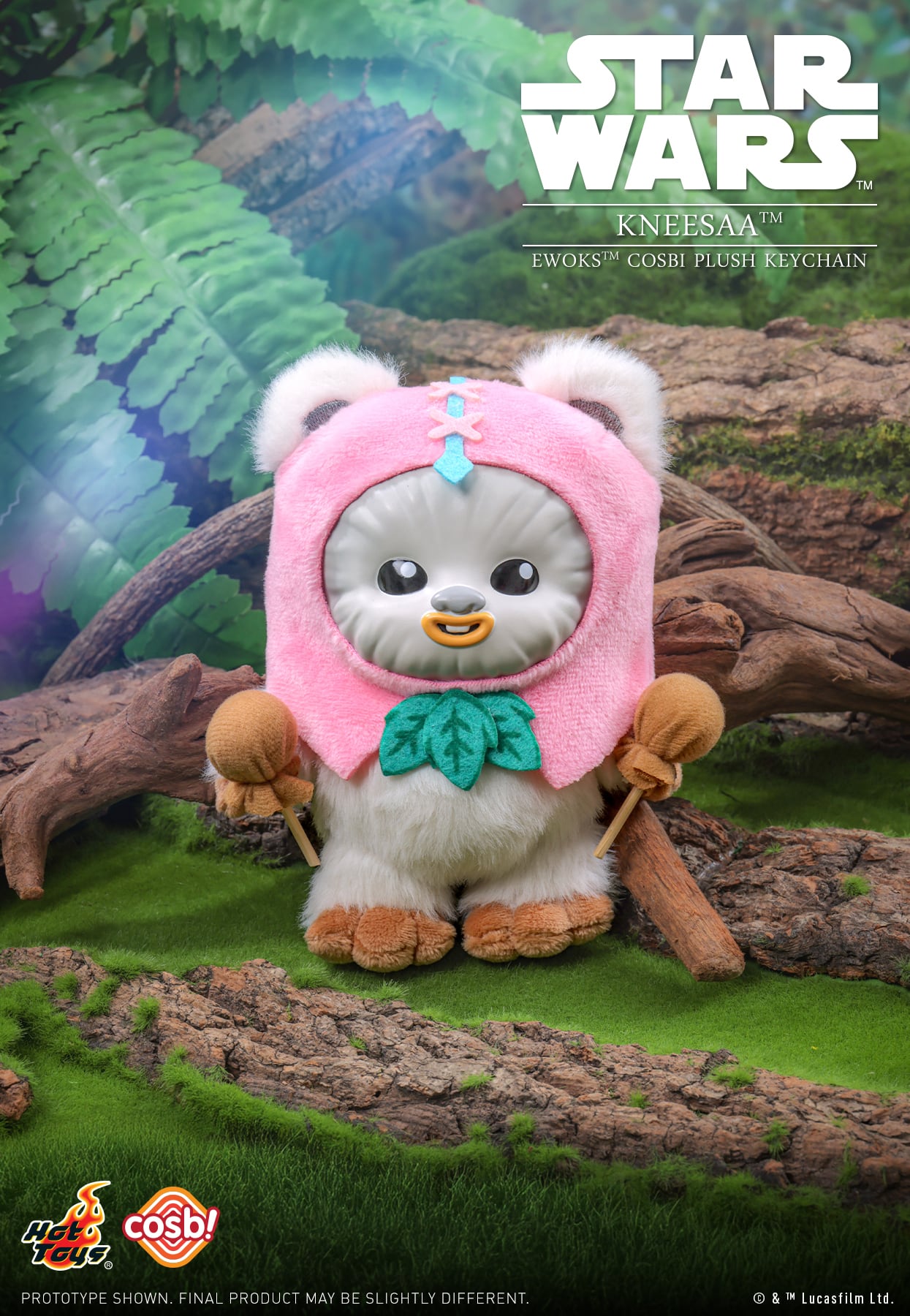ホットトイズ  ZAKKA スター・ウォーズ コスビ イウォーク物語 ニーサ ぬいぐるみ キーチェーン 未開封