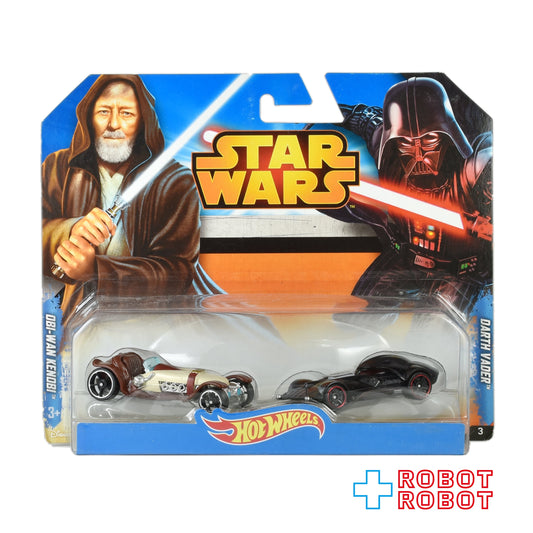 ホットウィール キャラクターカーズ スター・ウォーズ オビ=ワン・ケノービ vs ダース・ベイダー  2パック