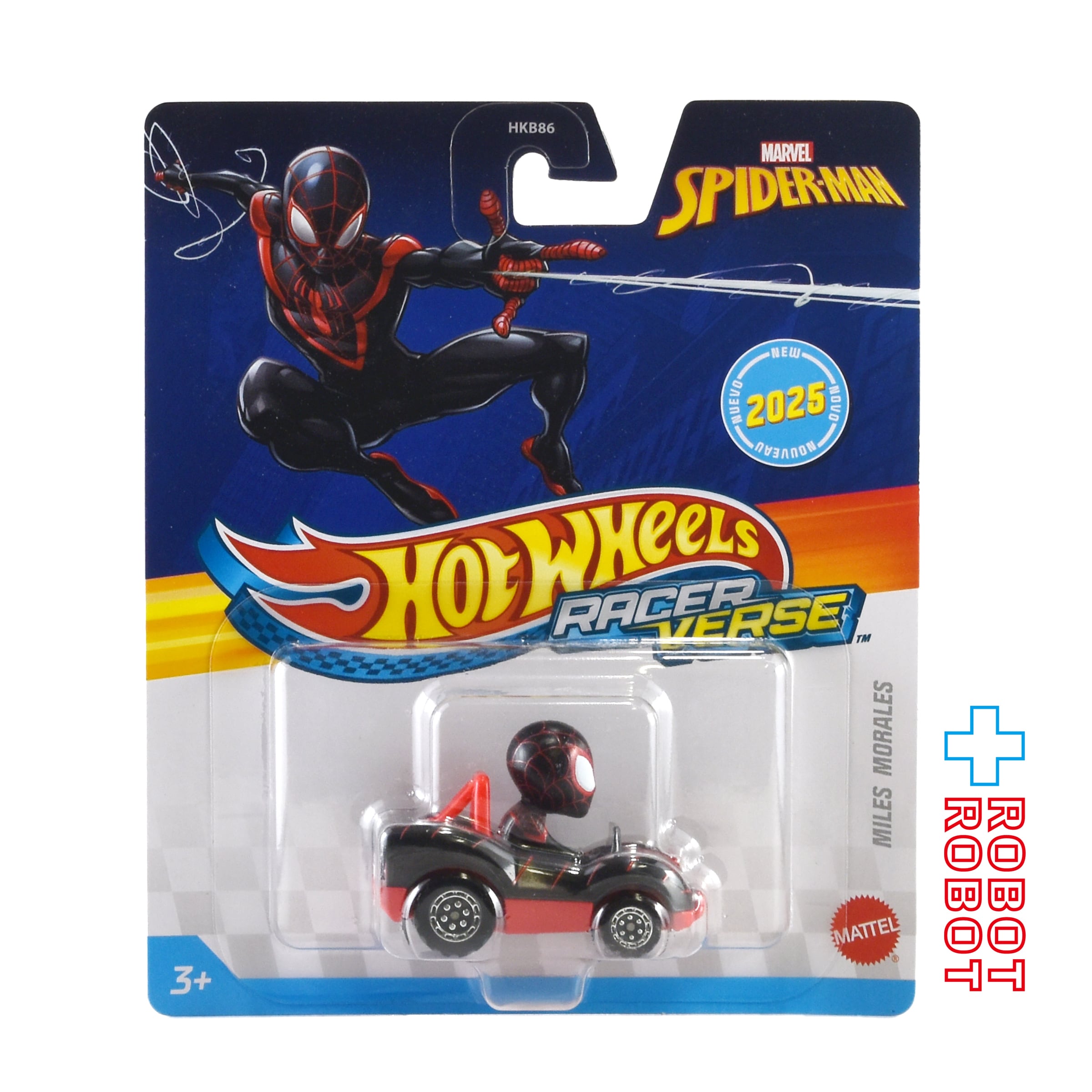 ホットウィール レーサーバース 2025 スパイダーマン マイルス ・モラレス ダイキャスト メタルビークル ミニカー 未開封 – ROBOTROBOT