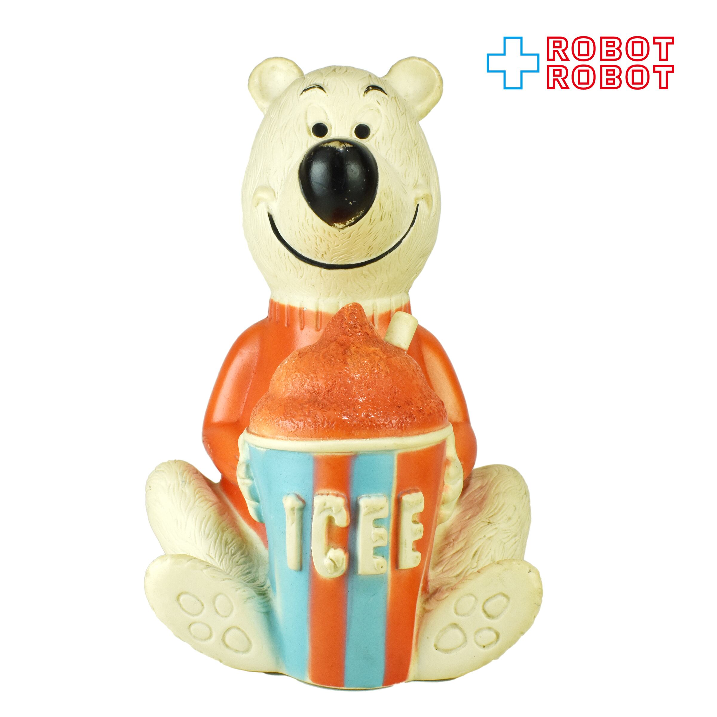 1970’s ICEE BEAR アイシーベアー ビンテージ ソフビ 貯金箱 熊 アイシーベア 貯金箱 ソフビフィギュア 1970's – ROBOTROBOT