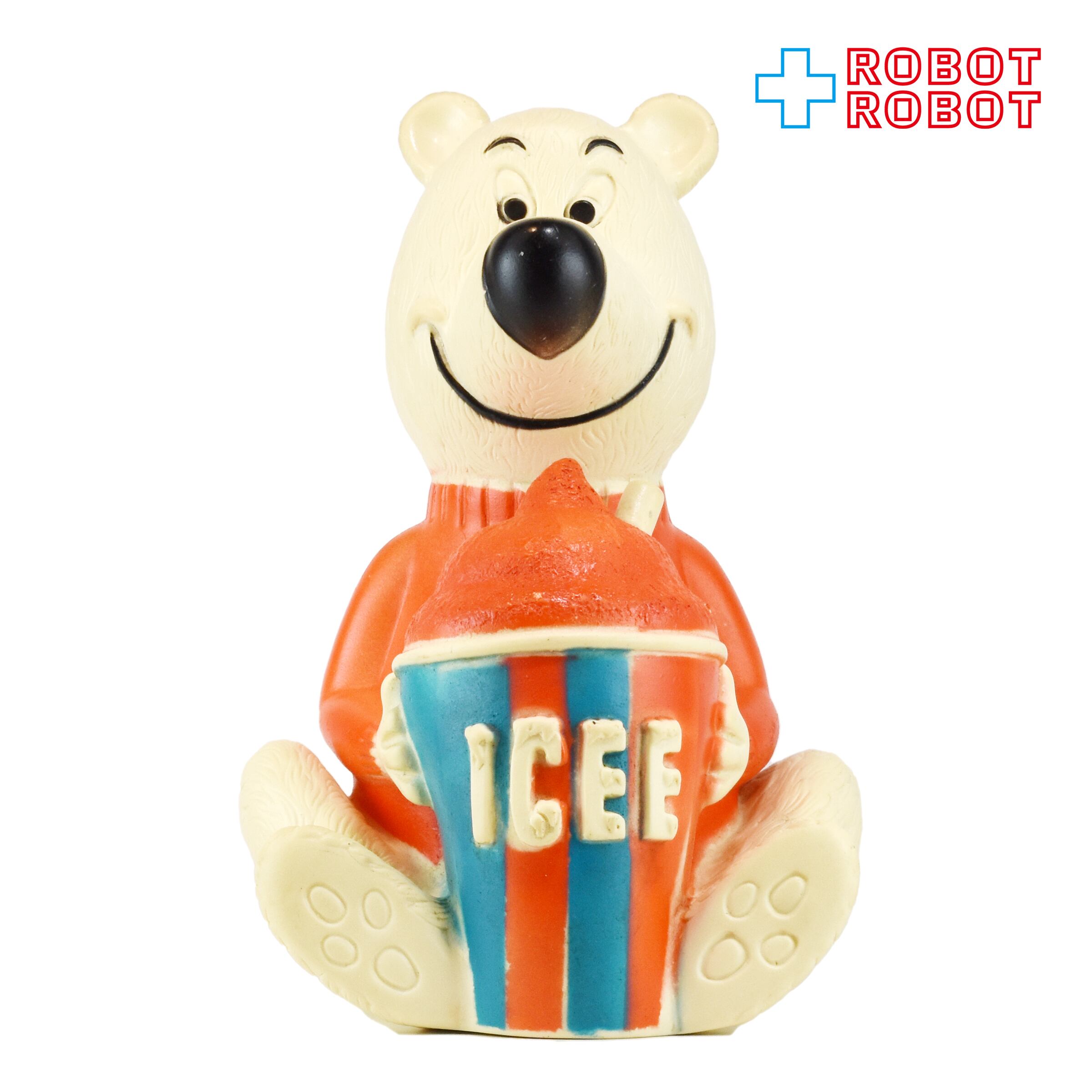 1970’s ICEE BEAR アイシーベアー ビンテージ ソフビ 貯金箱 アイシーベア 貯金箱 ソフビフィギュア 1970's – ROBOTROBOT