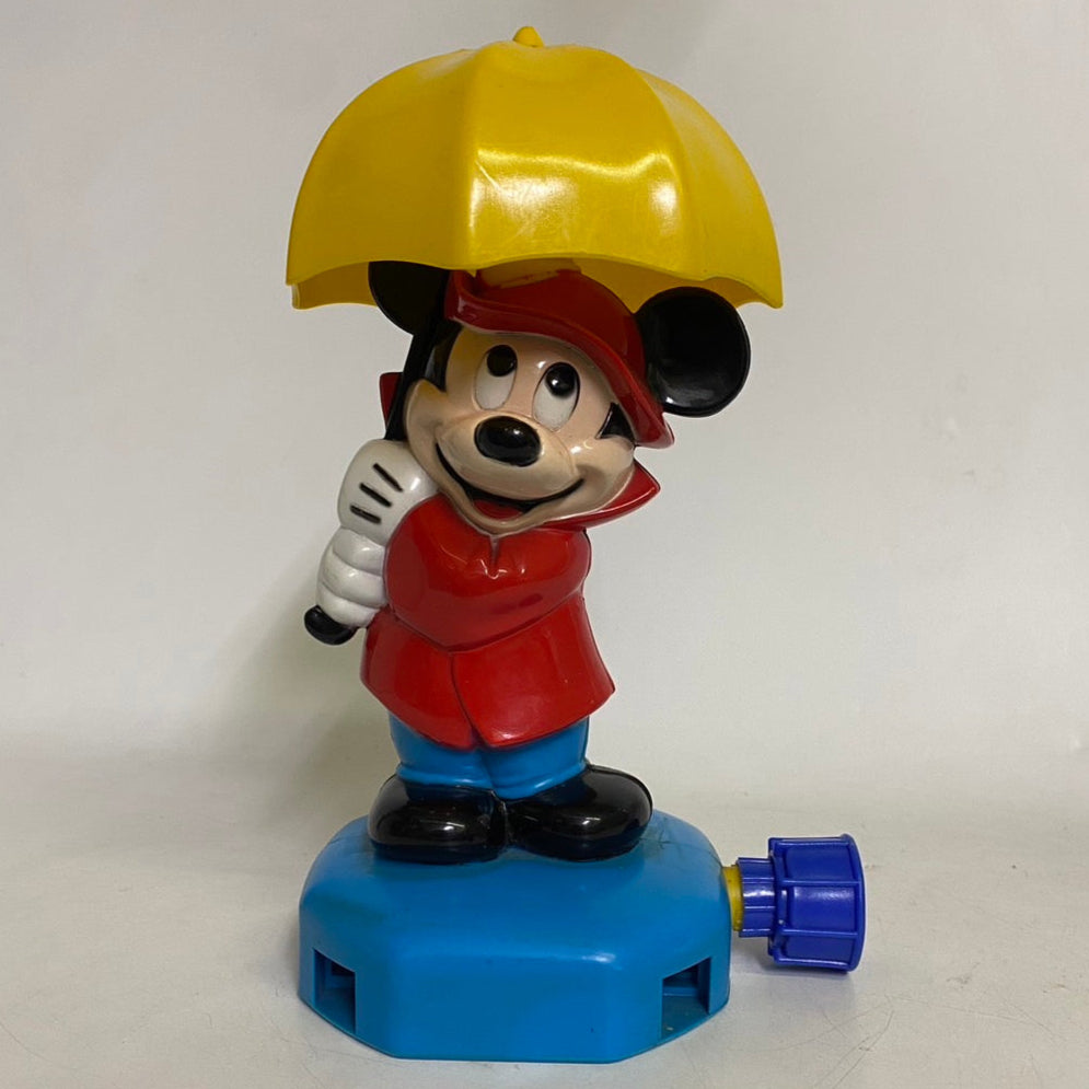 ミッキーマウス 青傘 スプリンクラー フィギュア