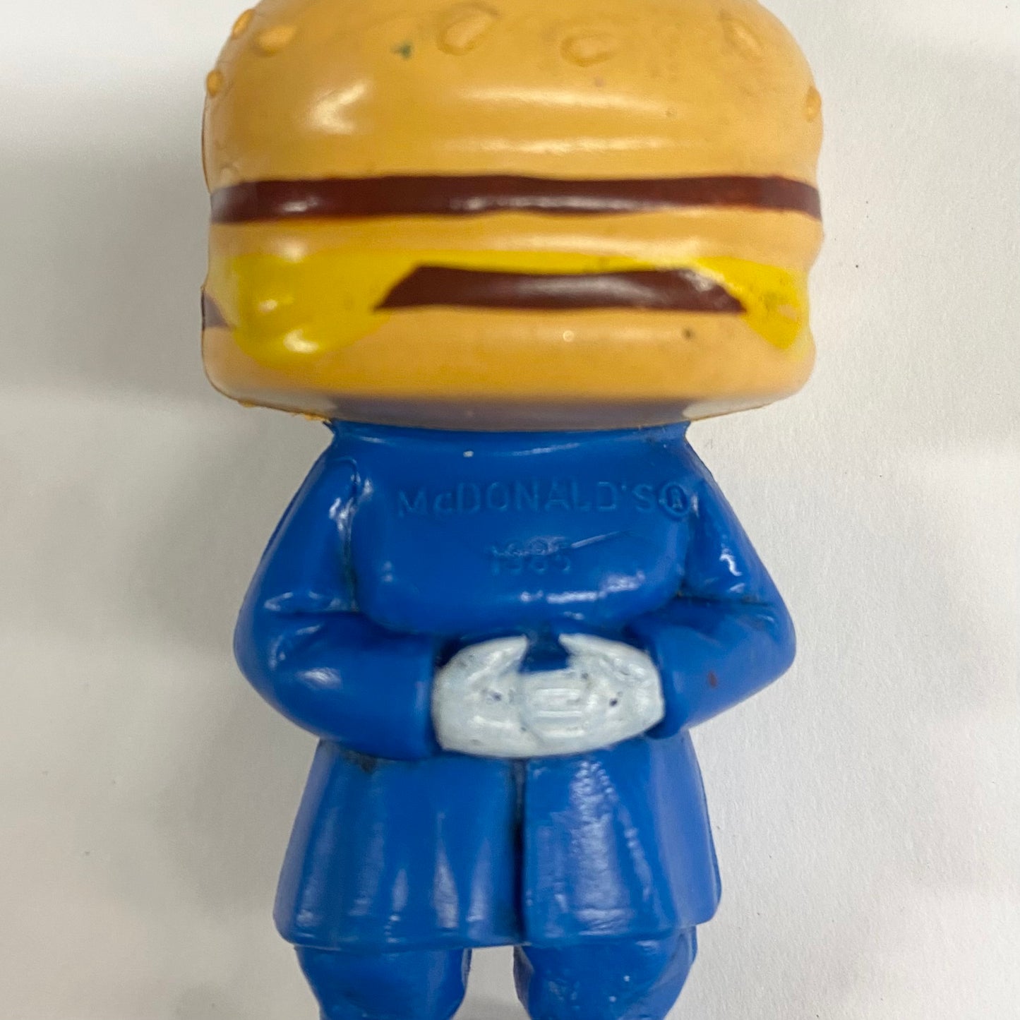 カナダのマクドナルド ビッグマックポリス メイドインカナダ ゴマ付 PVCフィギュア 1985