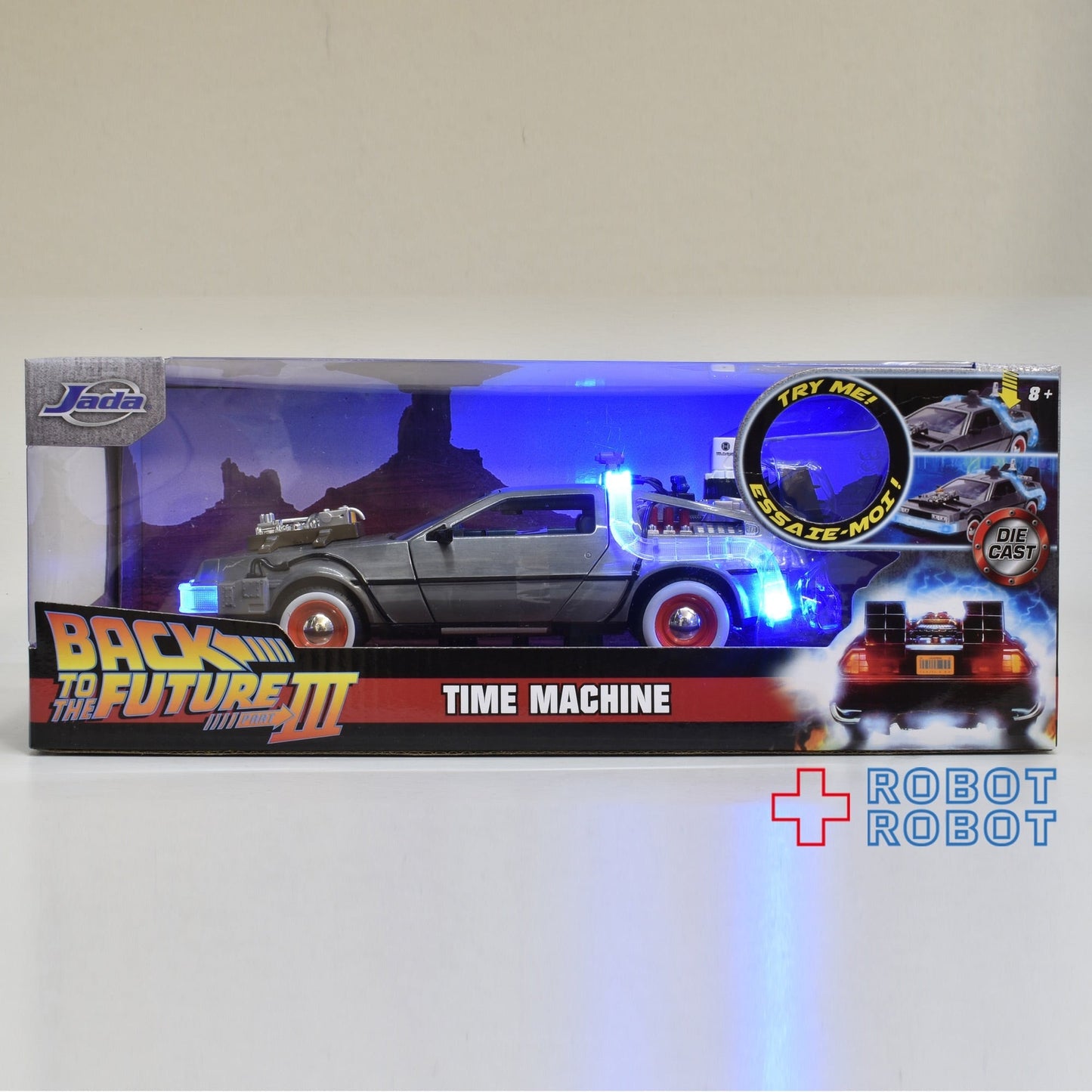 JADA TOYS メタルズ 1/24 ハリウッドライド バックトゥ ザ フューチャー3 デロリアン 未開封