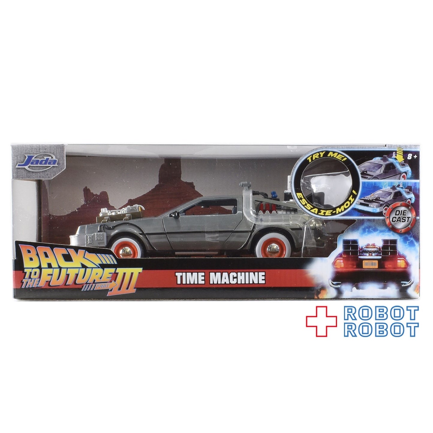 JADA TOYS メタルズ 1/24 ハリウッドライド バックトゥ ザ フューチャー3 デロリアン 未開封