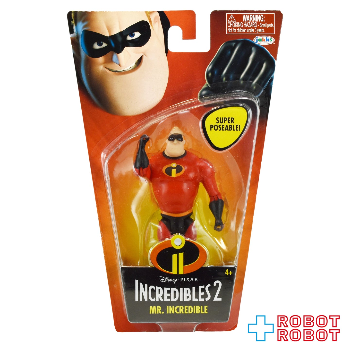 ジャックスパシフィック インクレディブル・ファミリー 2 Mr. インクレディブル 4インチ アクションフィギュア  2018 未開封