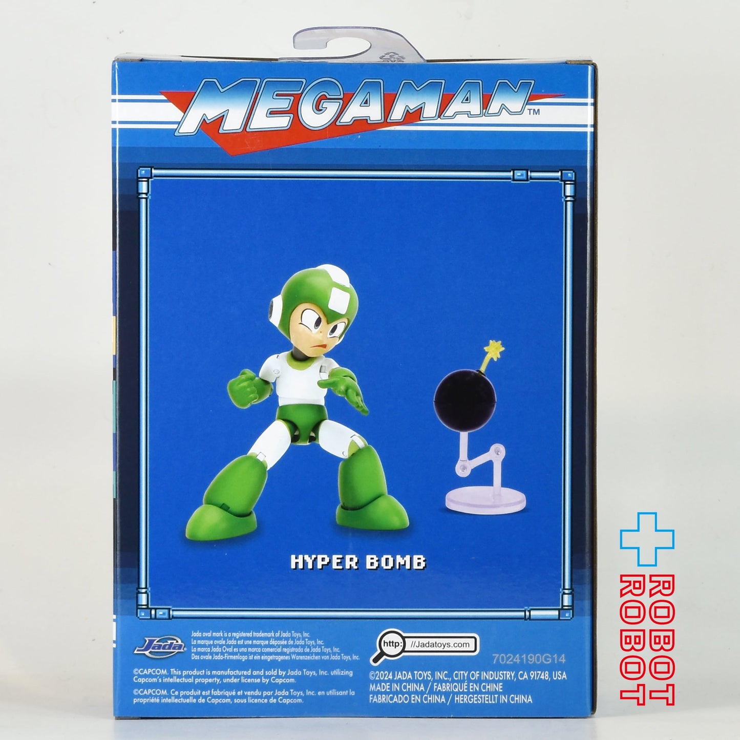 JADA TOYS ロックマン ハイパーボム ロックマン 1/12スケール アクションフィギュア 未開封