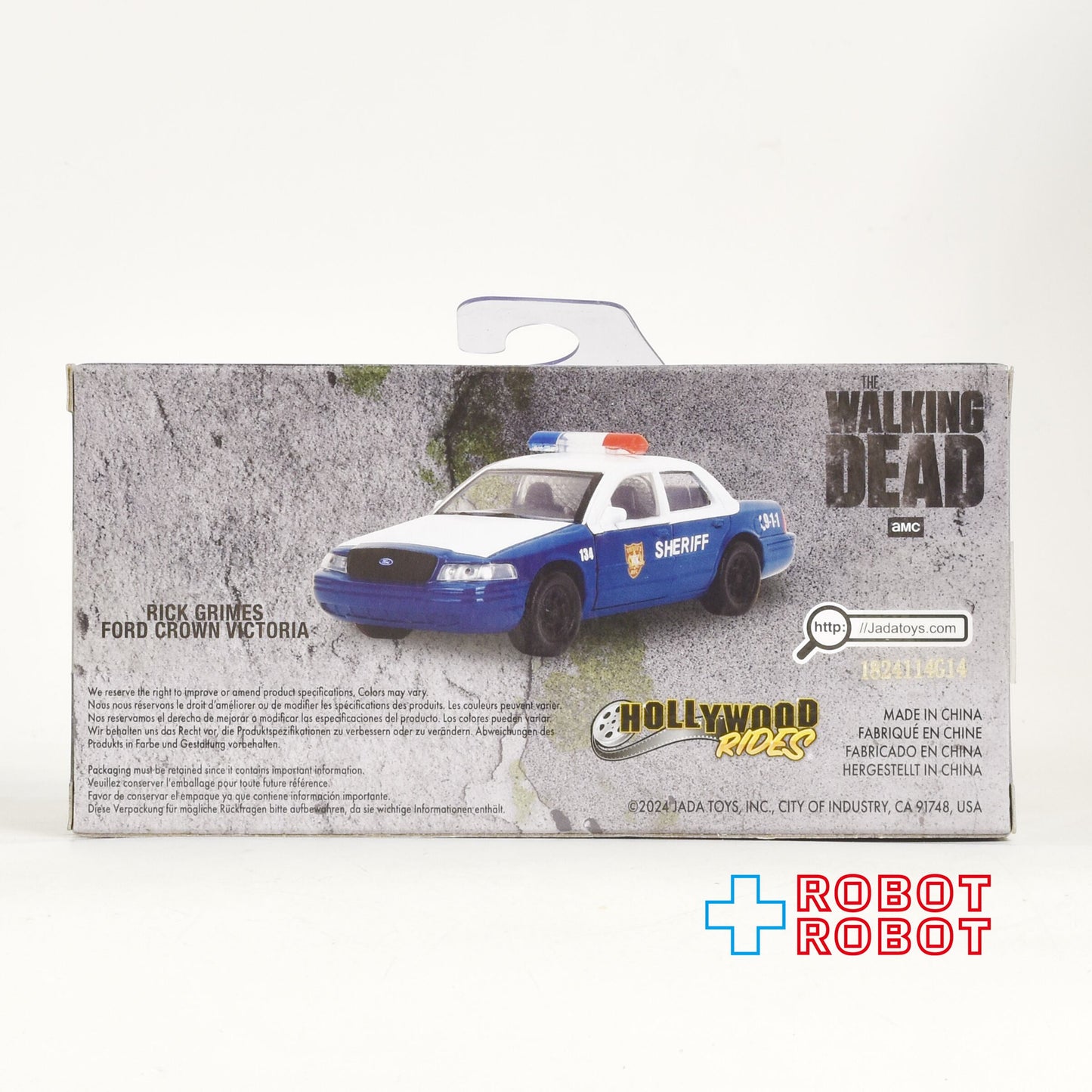 ウォーキング・デッド リック・グライムズ フォード・クラウンビクトリア 1/32スケール メタルダイキャストカー 未開封