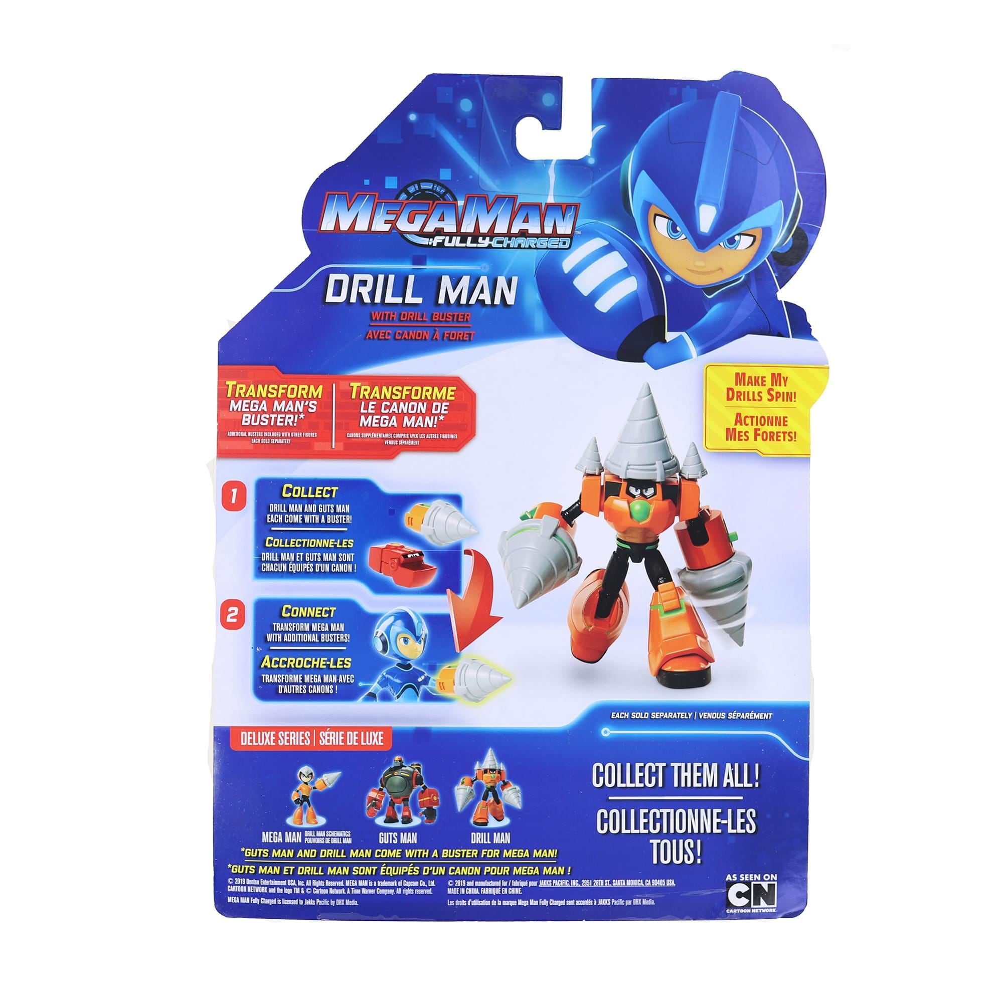 メガマン フリーチャージド ドリルマン デラックス 7インチ メガマン フリーチャージド ドリルマン デラックス 7インチ