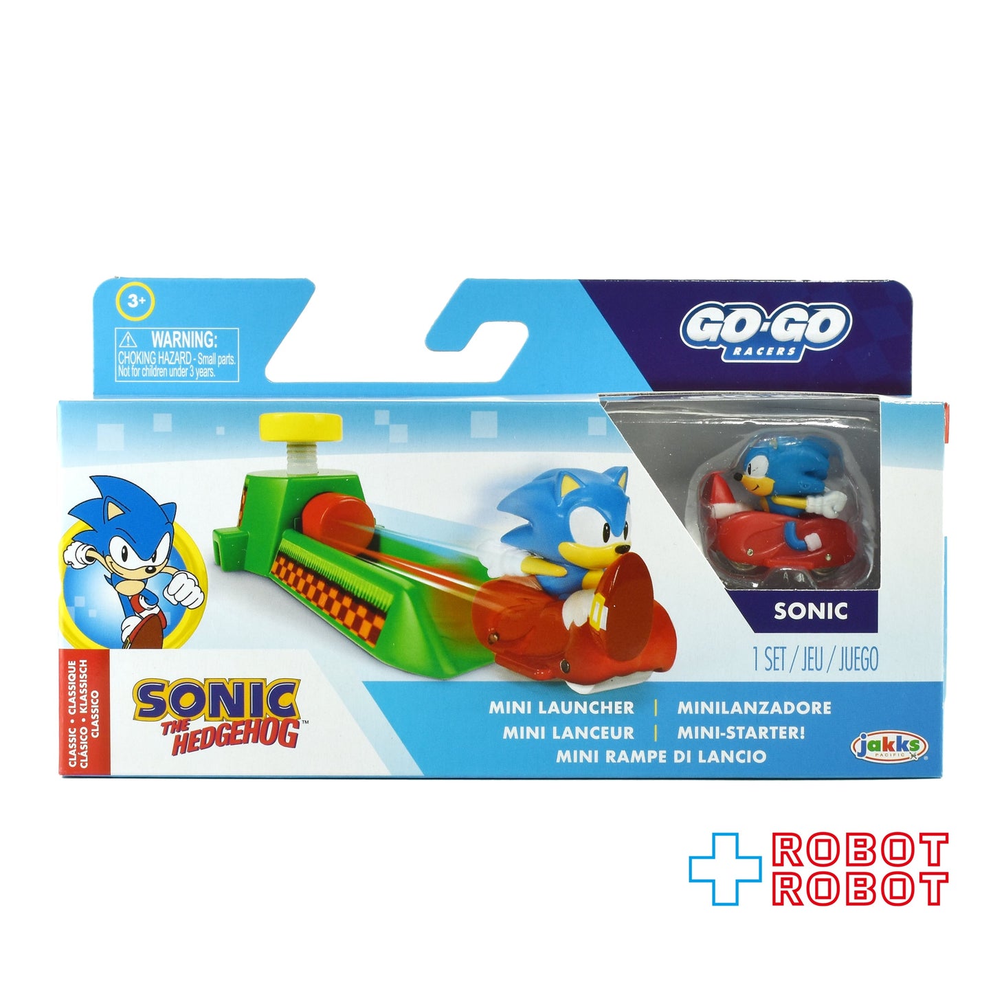 ソニック・ザ・ヘッジホッグ ゴーゴーレーサーズ ミニランチャー ソニック ビークル フィギュア 未開封