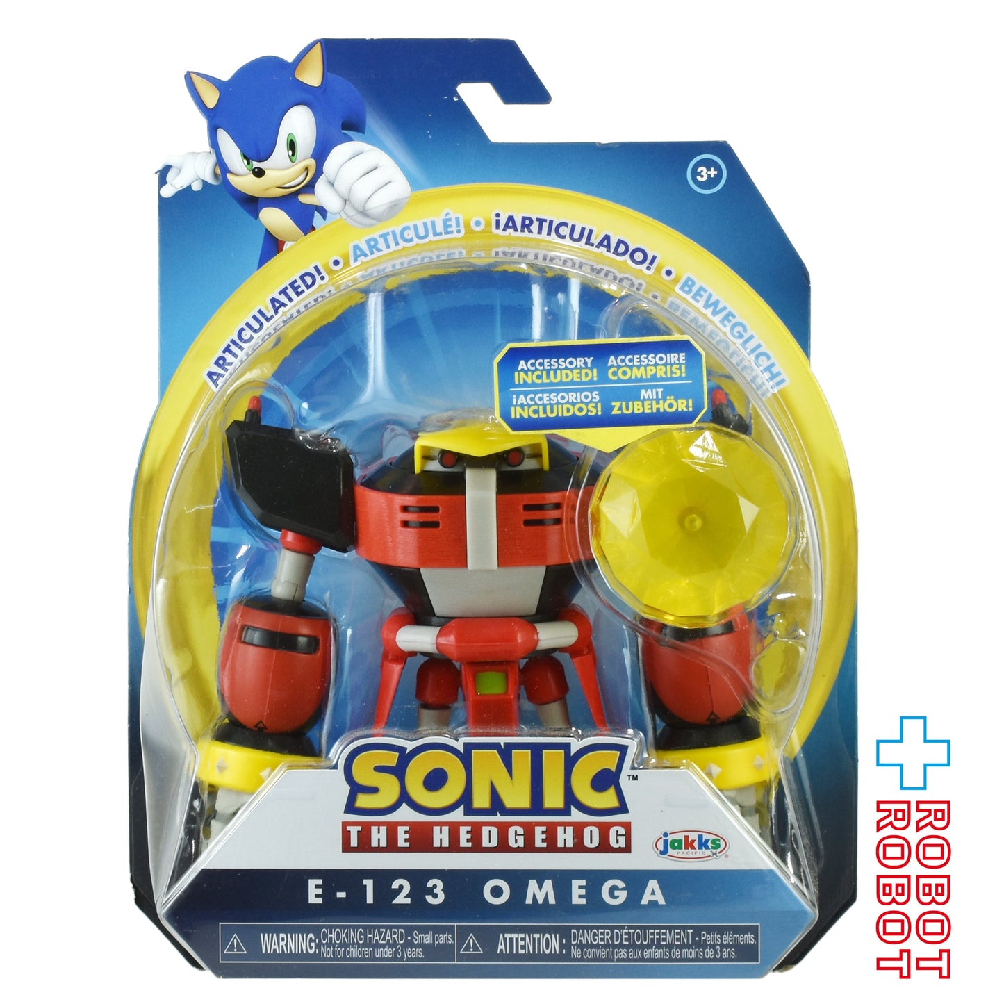 ソニック・ザ・ヘッジホッグ ウェーブ7 E-123 オメガ 4インチ アクションフィギュア 未開封