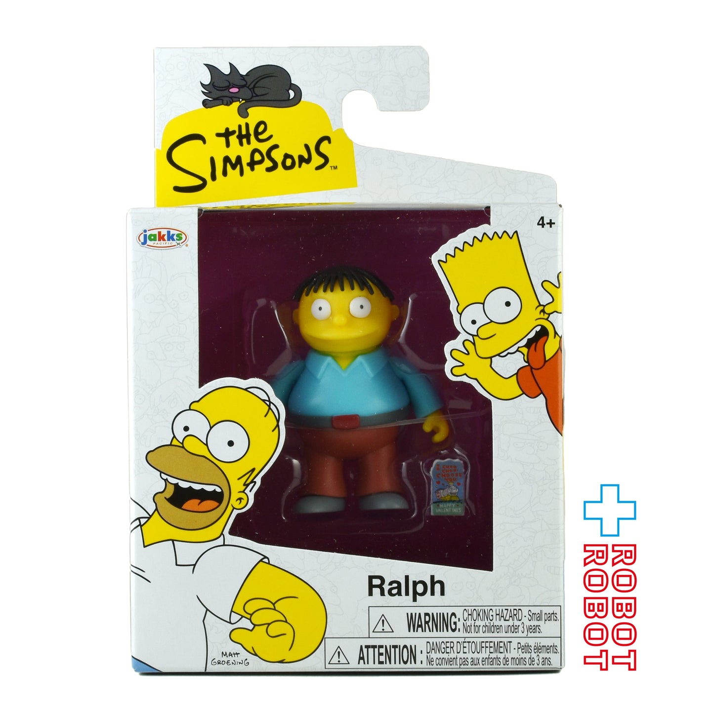 シンプソンズ 2024 ラルフ・ウィガム with ヴァレンタインカード  2.5インチ アクションフィギュア 未開封