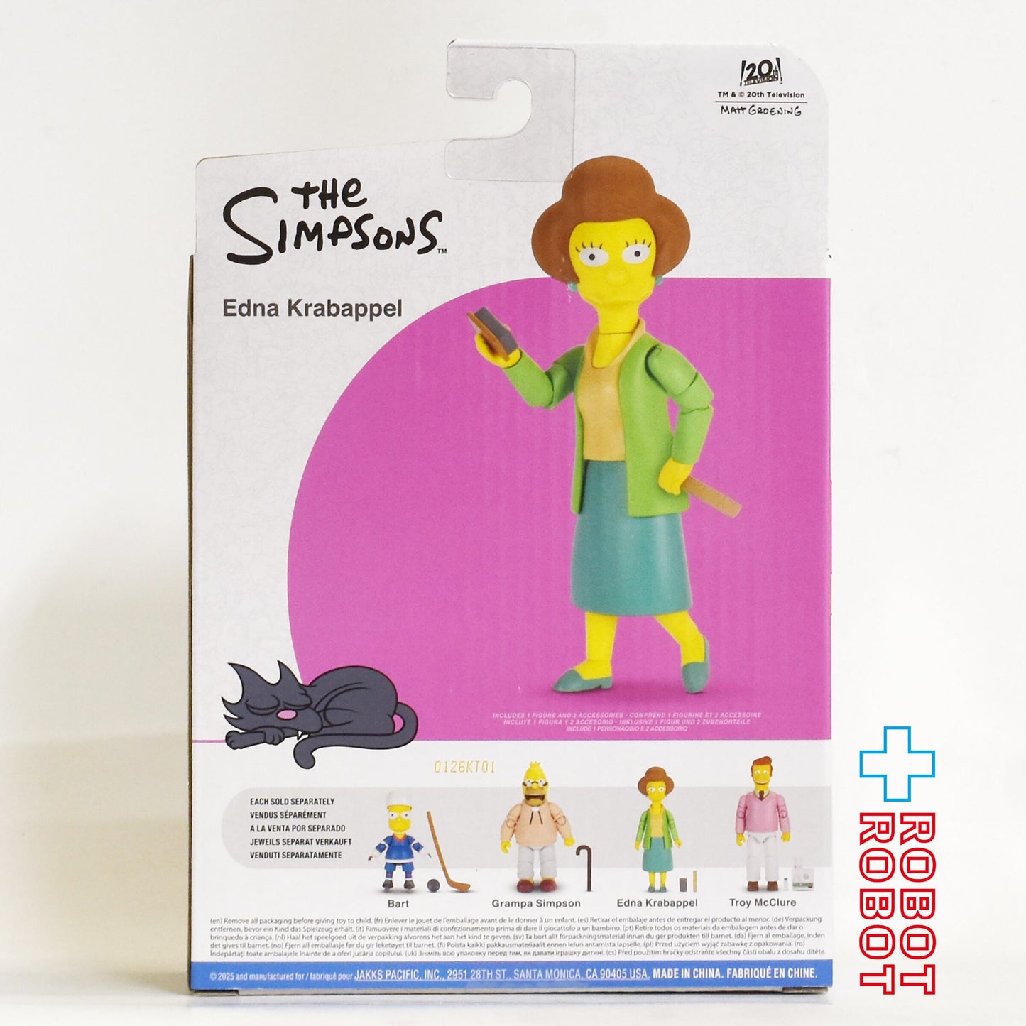 シンプソンズ 2025 エドナ・クラバーペル 5インチ アクションフィギュア 未開封