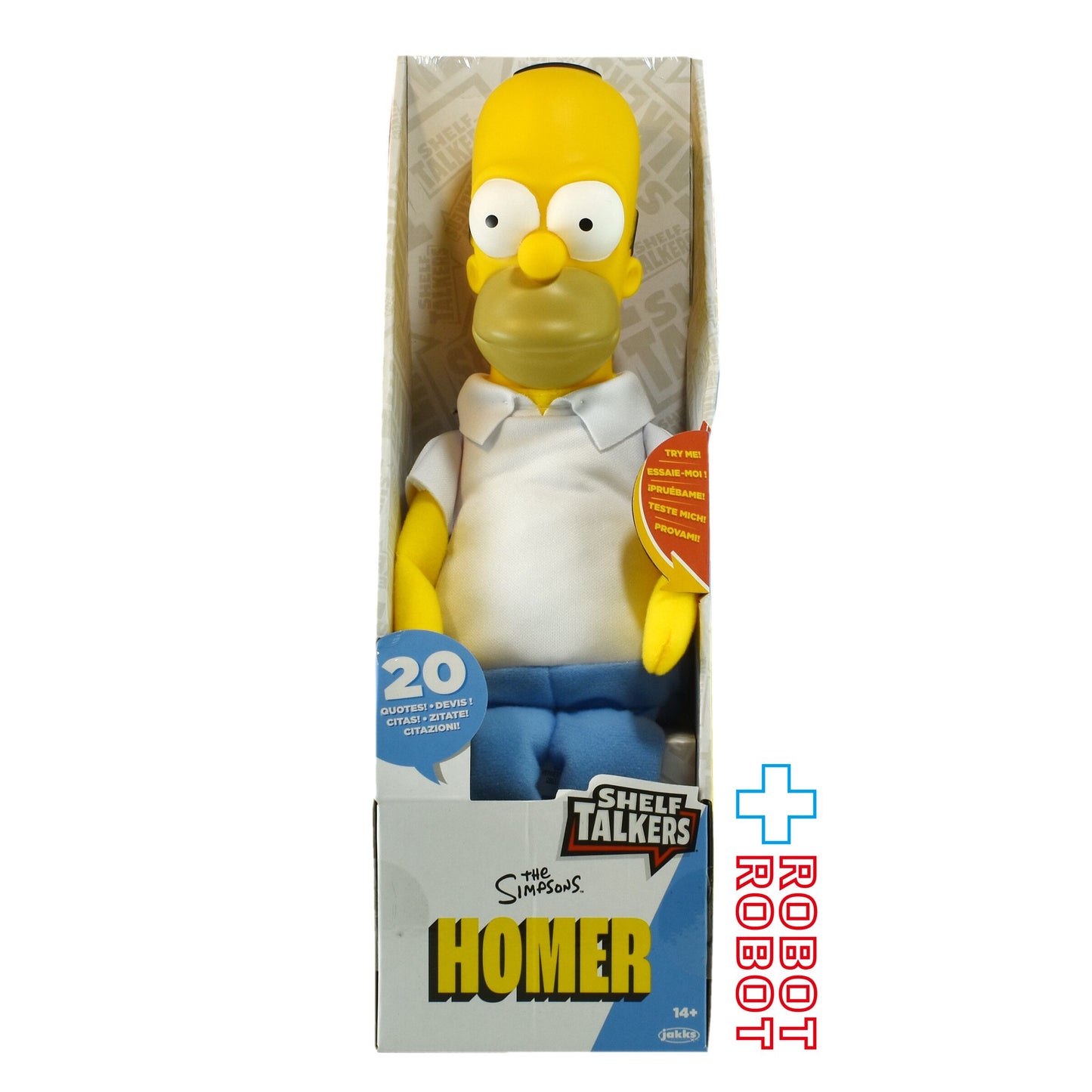 シンプソンズ シェルフトーカーズ ホーマー トーキング プラッシュドール 未開封