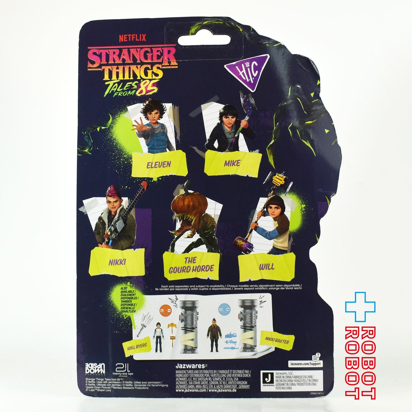 ジャズウェア ストレンジャー・シングス 1985年の冒険 危険なカボチャ ザ・グード・ホード 4インチ アクションフィギュア 未開封