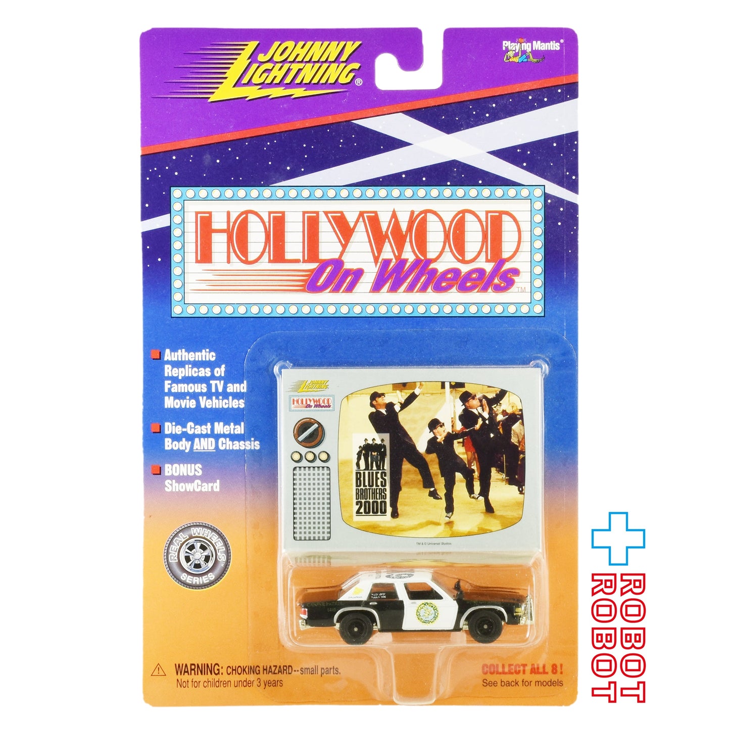 ジョニーライトニング ブルース・ブラザース K9 パトカー ダンスシーン ショーカード ミニカー 未開封