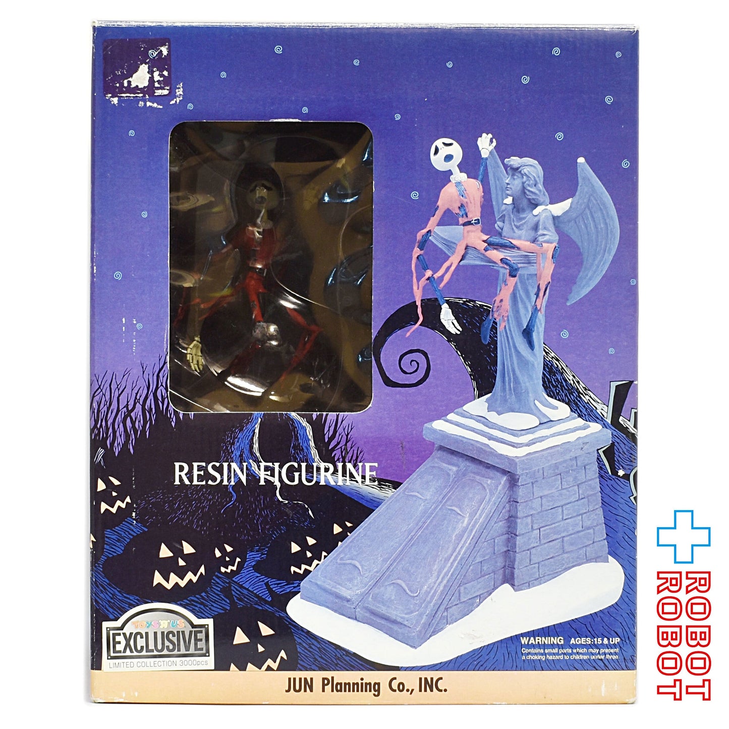 トイザらス限定 ジュンプランニング ナイトメアビフォアクリスマス サンタジャック＆女神像 レジンデスクトップフィギュア 3000体限定