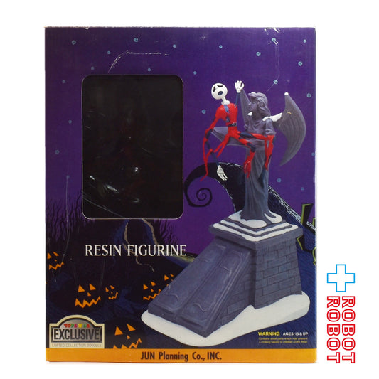 トイザらス限定 ジュンプランニング ナイトメアビフォアクリスマス サンタジャック＆女神像 レジンデスクトップフィギュア 3000体限定