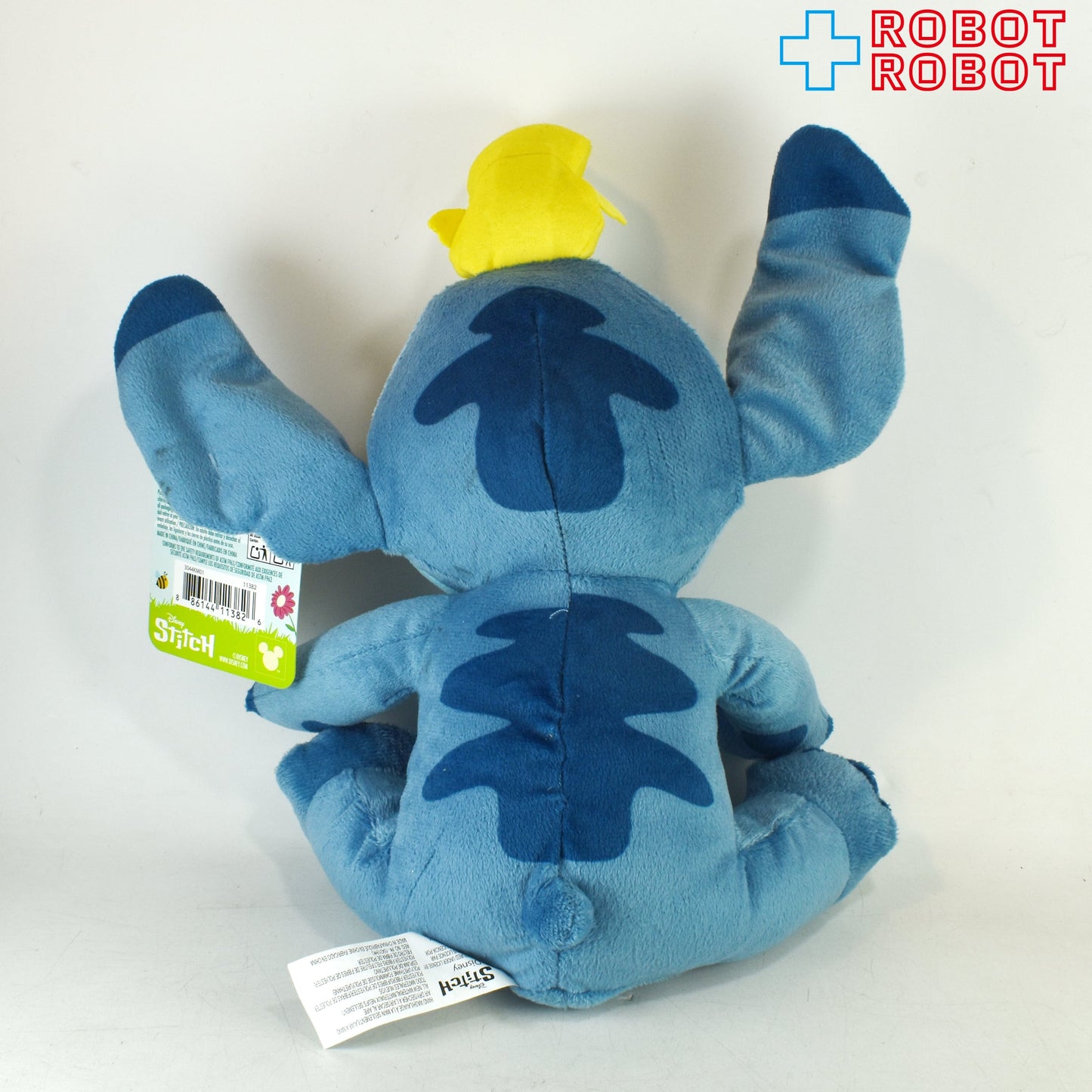 ディズニー リロ & スティッチ スティッチとひよこ ぬいぐるみ 人形 紙タグ付き