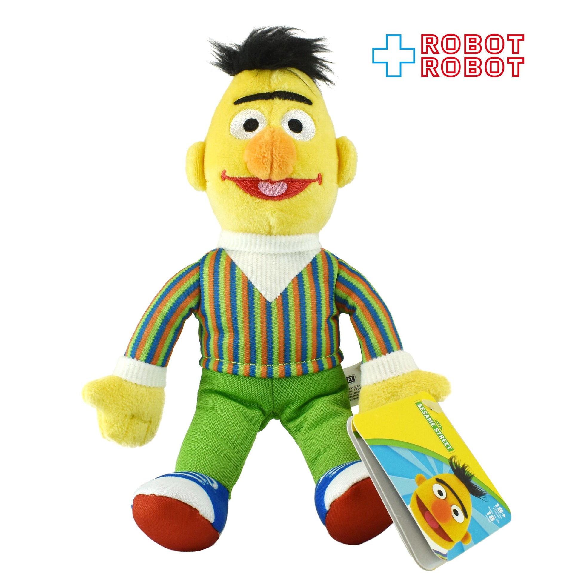 ジャストプレイ セサミストリート バート Sサイズ ぬいぐるみ 紙タグ付き - ROBOTROBOT
