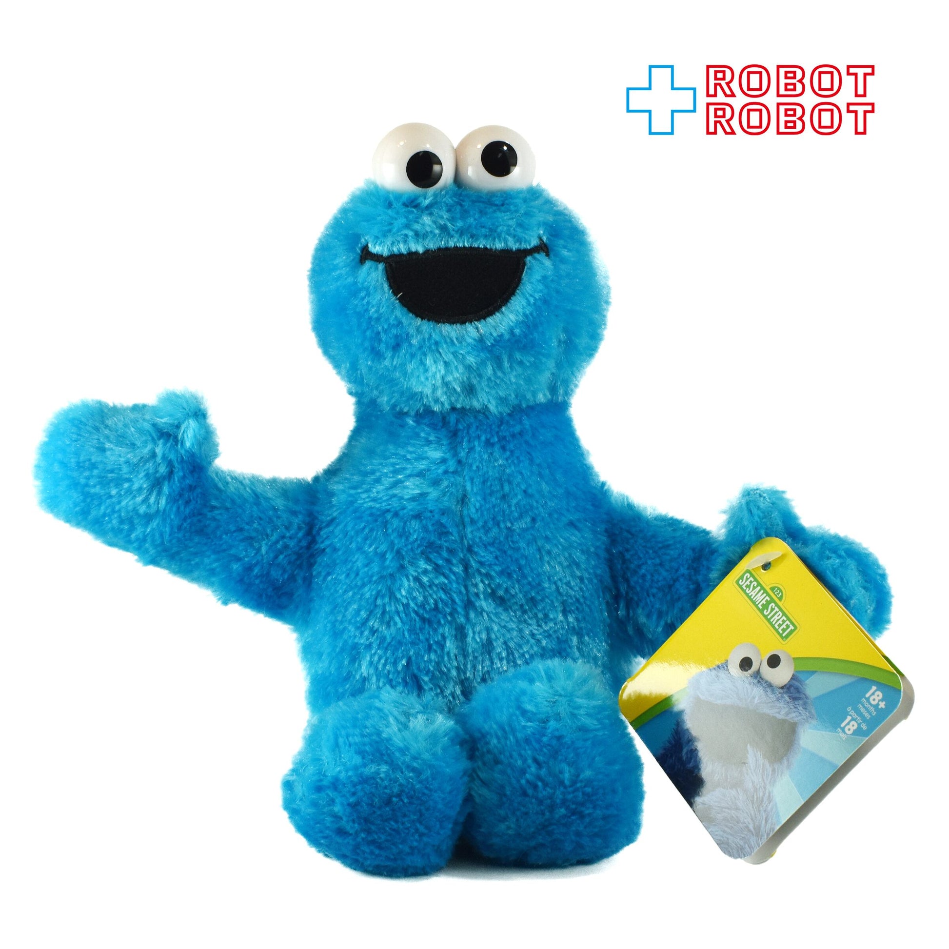 ジャストプレイ セサミストリート クッキーモンスター Sサイズ ぬいぐるみ 紙タグ付き - ROBOTROBOT