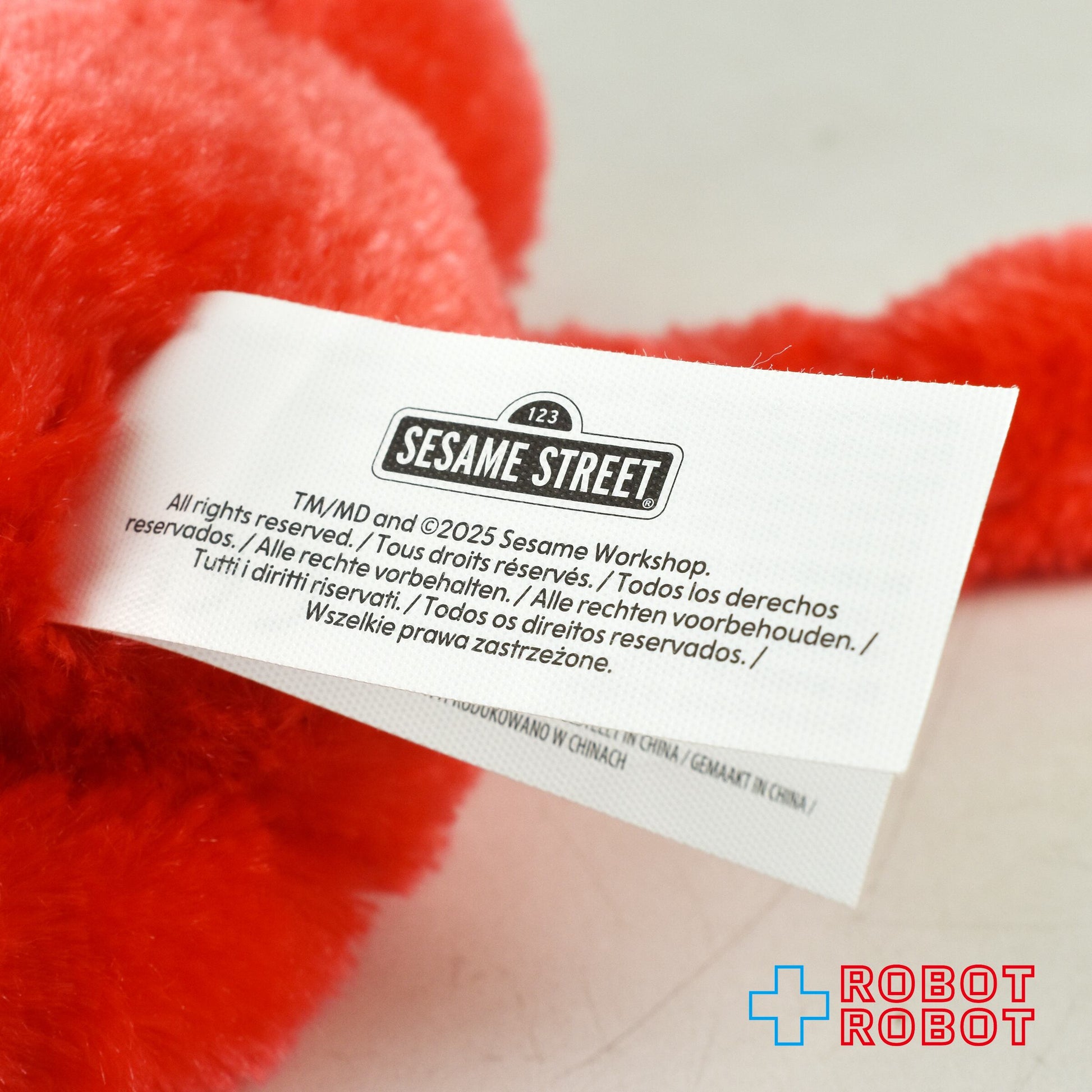 ジャストプレイ セサミストリート エルモ Sサイズ ぬいぐるみ 紙タグ付き - ROBOTROBOT