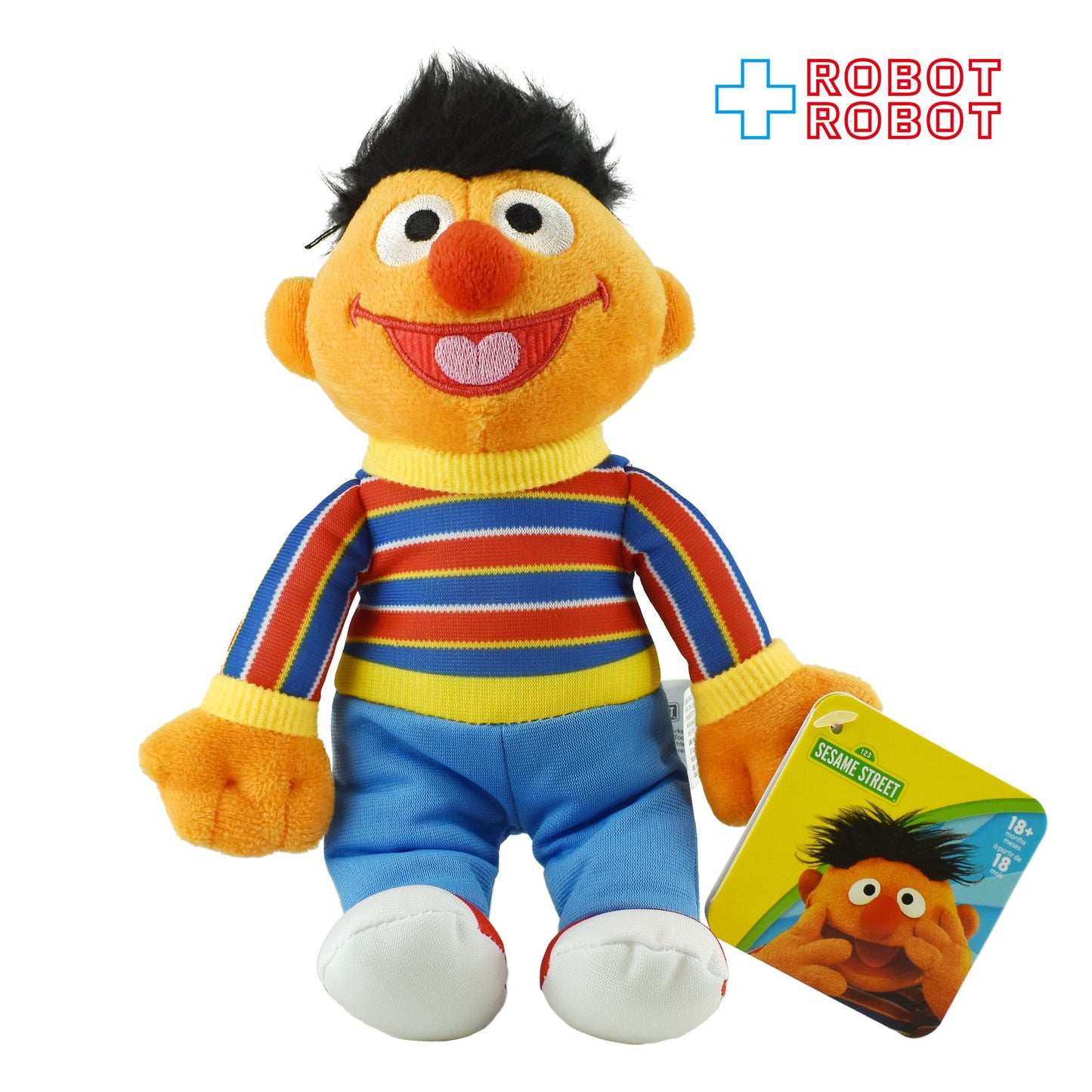 ジャストプレイ セサミストリート アーニー Sサイズ ぬいぐるみ 紙タグ付き - ROBOTROBOT