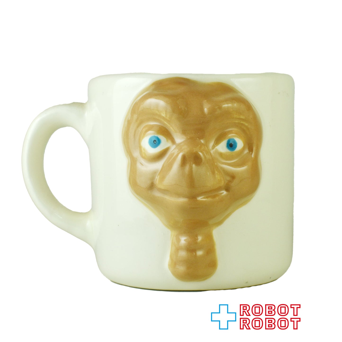 E.T. 陶器マグカップ 白