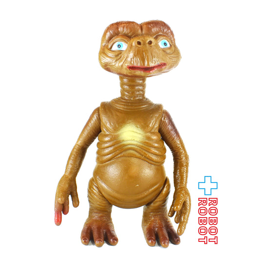 E.T. ソフビ・フィギュア 口半開き 20cm 濃茶色 メーカー不明