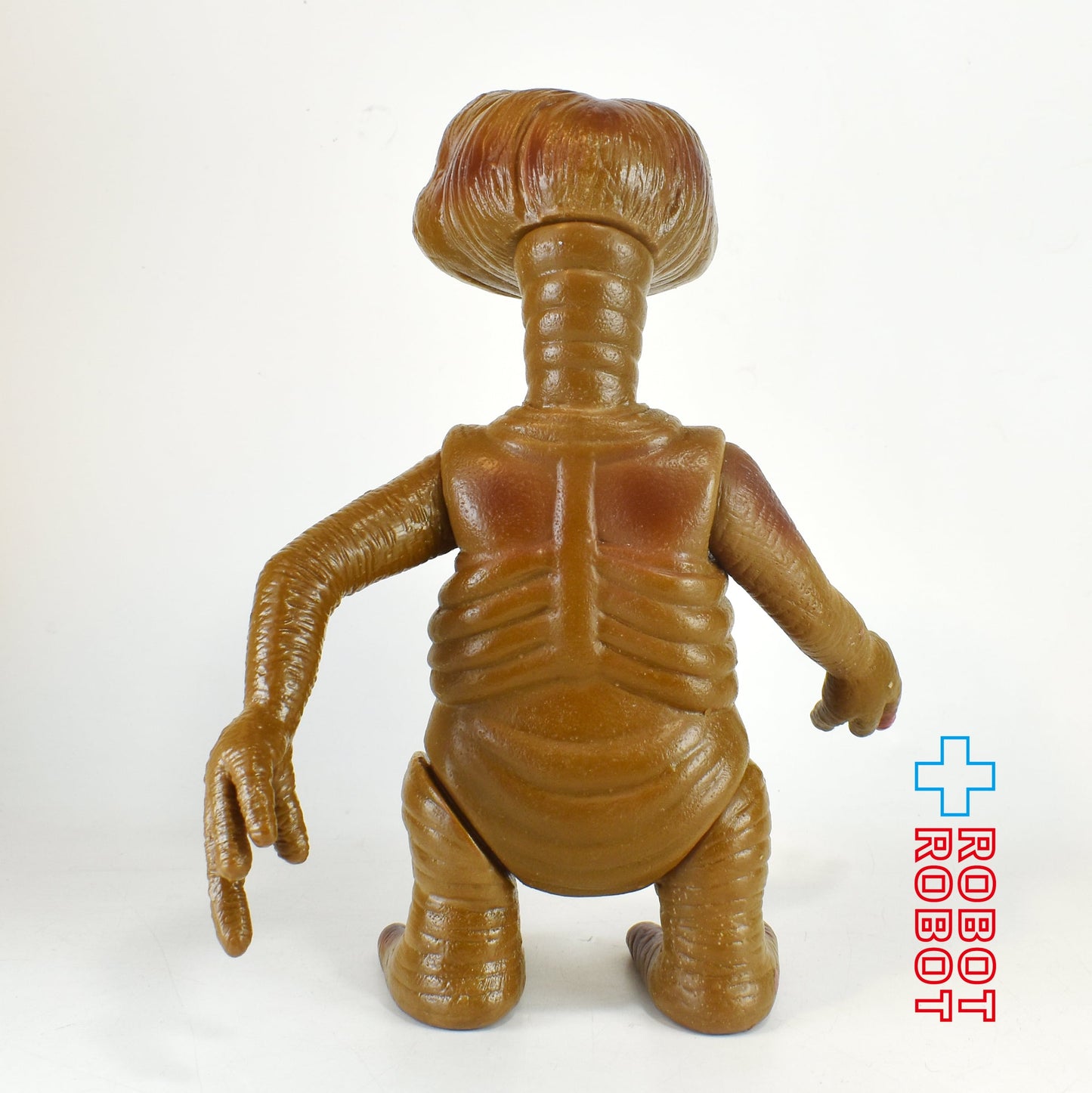 E.T. ソフビ・フィギュア 口半開き 20cm 濃茶色 メーカー不明